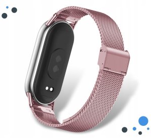 ChronSmarta Pasek / bransoleta ChronSmarta do smartband'a Xiaomi Mi Band 8 / 9 / 10 (Różowo-złoty) 2