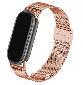 ChronSmarta Pasek / bransoleta ChronSmarta do smartband'a Xiaomi Mi Band 8 / 9 / 10 (Różowo-złoty) 9
