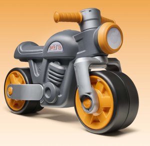 Rowerek biegowy Falk Jeździk Biegowy Ciche Koła Motor Prem1er Retro Czarny 12m+ (453S) 2