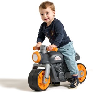 Rowerek biegowy Falk Jeździk Biegowy Ciche Koła Motor Prem1er Retro Czarny 12m+ (453S) 6