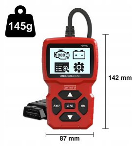 Zenwire Tester Interfejs Skaner Komputer Wyświetlacz Diagnostyczny OBD2 CAN VIN BMW Zenwire V750 7