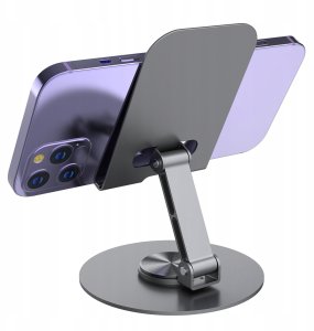 Podstawka Wozinsky Podstawka Wozinsky WPT-K95 stojak obrotowy pod telefon tablet - szara 5