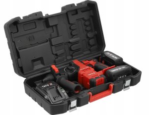 Młotowiertarka Yato YATO MŁOTOWIERTARKA SDS+ 18V 2x4,0Ah 9