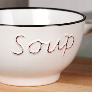 Siaki Collection Miski do zupy bulionówka ceramiczna zestaw misek 600ml 4-ele SIAKI COLLECTION 139714 12