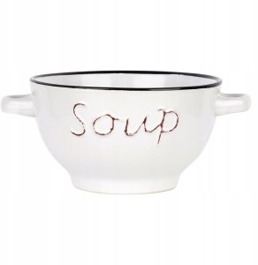 Siaki Collection Miski do zupy bulionówka ceramiczna zestaw misek 600ml 4-ele SIAKI COLLECTION 139714 7