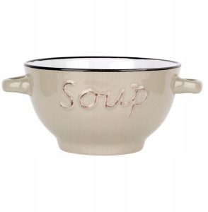Siaki Collection Miski do zupy bulionówka ceramiczna zestaw misek 600ml 4-ele SIAKI COLLECTION 139714 8