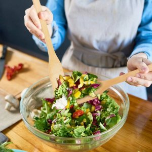 Brunbeste Przybory kuchenne w stojaku drewniane zestaw przyborów 6-ele BRUNBESTE BB-1573 4