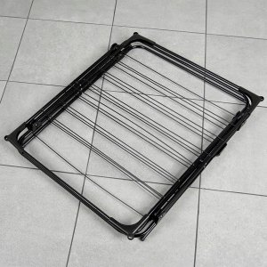 Vilde Suszarka na pranie metalowa czarna pionowa 61x58x136cm VILDE 568003 8