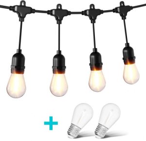 ZOLTA Girlanda ogrodowa świetlna łańcuch 20x LED 20m lampki ogrodowe 9W 3