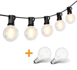 ZOLTA Girlanda ogrodowa świetlna łańcuch 25x LED 15m 9 trybów lampki ogrodowe 9W 2