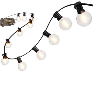 ZOLTA Girlanda ogrodowa świetlna łańcuch 25x LED 15m 9 trybów lampki ogrodowe 9W 3