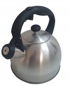 KRISBERG Czajnik stalowy na gaz 2.5L, indukcja, srebrny, KRISBERG KS-2594 7