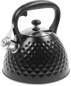KRISBERG Czajnik stalowy na gaz 3.0L, indukcja, czarny, KRISBERG KS-2588 5