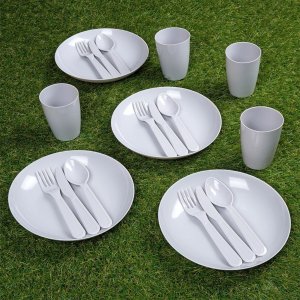 Vilde Zestaw piknikowy na piknik plastikowy 20-ele VILDE 259224 3