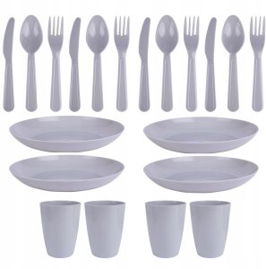 Vilde Zestaw piknikowy na piknik plastikowy 20-ele VILDE 259224 4