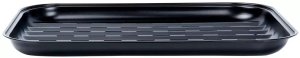 BBQ Blacha do grillowania stalowa perforowana czarna 34.5x24cm BBQ 489317 2