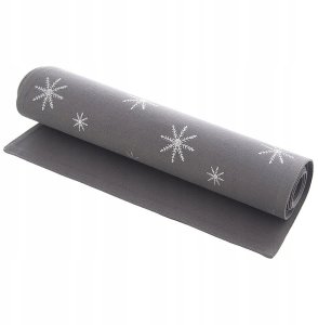 Pepco Bieżnik na stół ławę bawełniany szary PŁATEK 130x32CM ORION 728046 5