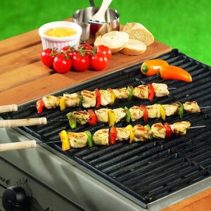 BBQ Szpikulce do szaszłyków stalowe 38.5cm 4 szt. BBQ COLLECTION 489030 2