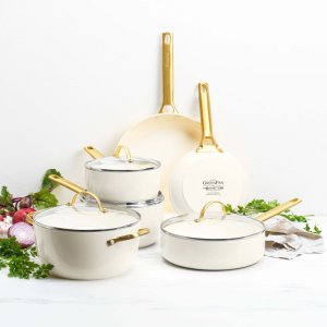 Greenpan GreenPan Padova Reserve 6 pcs Pot & Pan Set Cream White 5