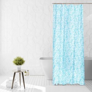 Bathroom Solutions Zasłona prysznicowa pod prysznic na haczyki 180x200cm BATHROOM SOLUTIONS 567051-W2 6