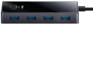 HUB USB Baseus Hub USB-C Baseus PioneerJoy 4xUSB-A 3.0 - szary 3