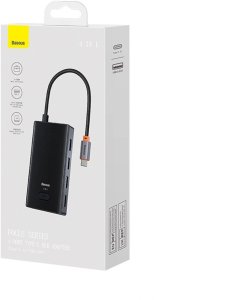 HUB USB Baseus Hub USB-C Baseus PioneerJoy 4xUSB-A 3.0 - szary 5