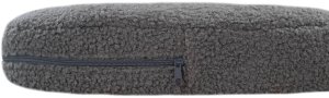 Welsti Owalne legowisko ortopedyczne kojec dla psa Welsti szary boucle XXL 100x80 antypoślizgowy 6