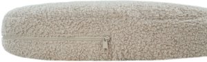 Welsti Owalne legowisko ortopedyczne kojec dla psa Welsti beżowy boucle XXL 100x80 antypoślizgowy 6