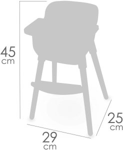 Polesie Krzesełko do karmienia i łóżeczko dla lalek 2w1 6