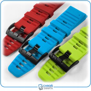 ChronSmarta Zestaw: 2x pasek ChronSmarta do Garmin Fenix 5X 6X 7X Pro Solar Epix Pro 51mm QuickFit 3