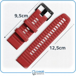ChronSmarta Zestaw: 2x pasek ChronSmarta do Garmin Fenix 5X 6X 7X Pro Solar Epix Pro 51mm QuickFit 6