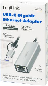 Karta sieciowa LogiLink LogiLink UA0238B karta sieciowa Ethernet 1000 Mbit/s 2