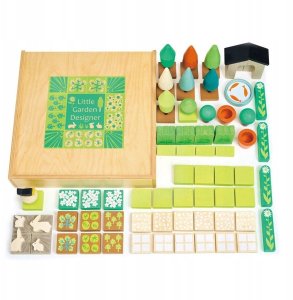 Tender Toys Kreatywny zestaw z drewnianymi elementami - Ogród 2