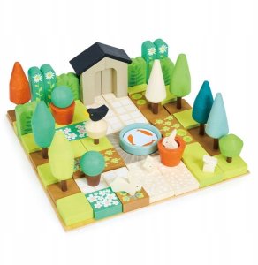 Tender Toys Kreatywny zestaw z drewnianymi elementami - Ogród 3