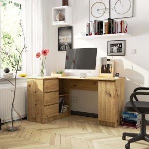 Biurko BIURKO NAROŻNE B20 CLP LEWOSTRONNE PK DĄB ARTISAN 4