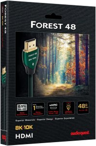 Kabel Audioquest AudioQuest Forest 48, 2 m, HDMI Type A (Standard), 3 x HDMI Type A (Standard), Black, Green 2