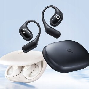 Słuchawki Baseus Słuchawki OWS Baseus Eli 2i Fit z zausznikami - białe 5