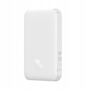 Powerbank Baseus Powerbank Baseus Airpow 6000mAh 20W z kablem Baseus Simple USB-C (20V/3A) 30cm - biały 3