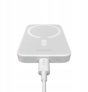 Powerbank Baseus Powerbank Baseus Airpow 6000mAh 20W z kablem Baseus Simple USB-C (20V/3A) 30cm - biały 5