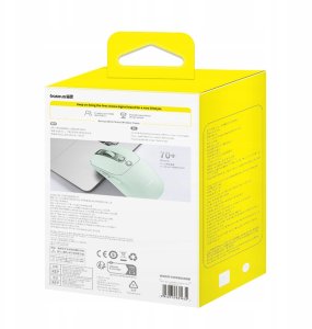 Mysz Baseus Mysz komputerowa Baseus Editor bezprzewodowa z akumulatorem 800mAh i wskaźnikiem stanu baterii - zielona 12
