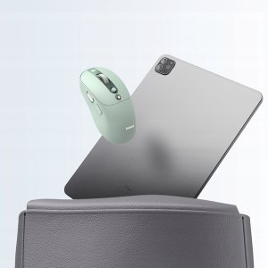 Mysz Baseus Mysz komputerowa Baseus Editor bezprzewodowa z akumulatorem 800mAh i wskaźnikiem stanu baterii - zielona 3