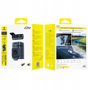 Wideorejestrator Baseus Kamera samochodowa Baseus PrimeTrip VD1 wideorejestrator 2K+1080p - czarna 9