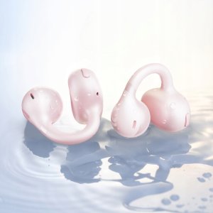 Słuchawki Baseus Słuchawki OWS Baseus Bass BC1 z klipsem - różowe 2