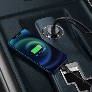 Ładowarka Baseus Baseus Share Together PPS Multi-port Fast charge Car Charger with Extension Cord 2U+2C 120W Space Grey 8