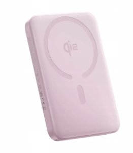Powerbank Baseus Powerbank Baseus EnerFill FM12 Qi2 10000mAh 22.5W kompatybilny z MagSafe z białym kablem Baseus Simple USB-C 20V/3A 0,30m - różowy 3