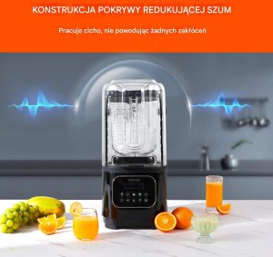 Blender kielichowy Blender kielichowy 2L 9 prędkości stal nierdzewna kruszenie lodu smoothie 6