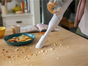 Odkurzacz pionowy Bissell Bissell Stick Vacuum | PowerClean | Cordless operating | 200 W | Operating time (max) 40 min | Warm White/Gray/Sparkling Silver 3