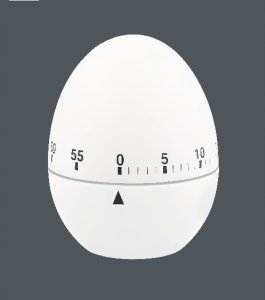 Minutnik Brunbeste Mechaniczny Biały (BB-3527) 2