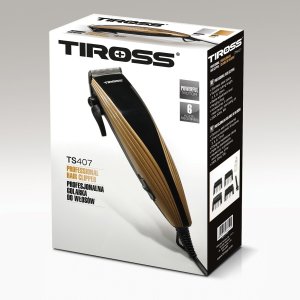 Maszynka do włosów Tiross Maszynka do strzyżenia włosów golenia złota 230V TIROSS TS-407 2