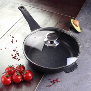 Patelnia Tiross Patelnia głęboka marmurowa 28cm na gaz INDUKCJA nieprzywierająca TIROSS TS-1238 15